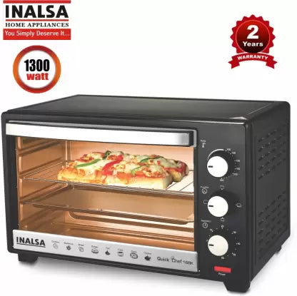 Inalsa 16-Litre Quick Chef 16BK Oven Toaster Grill (OTG)  (Black) Inalsa 16-Litre Quick Chef 16BK Oven Toaster Grill (OTG)  (Black)